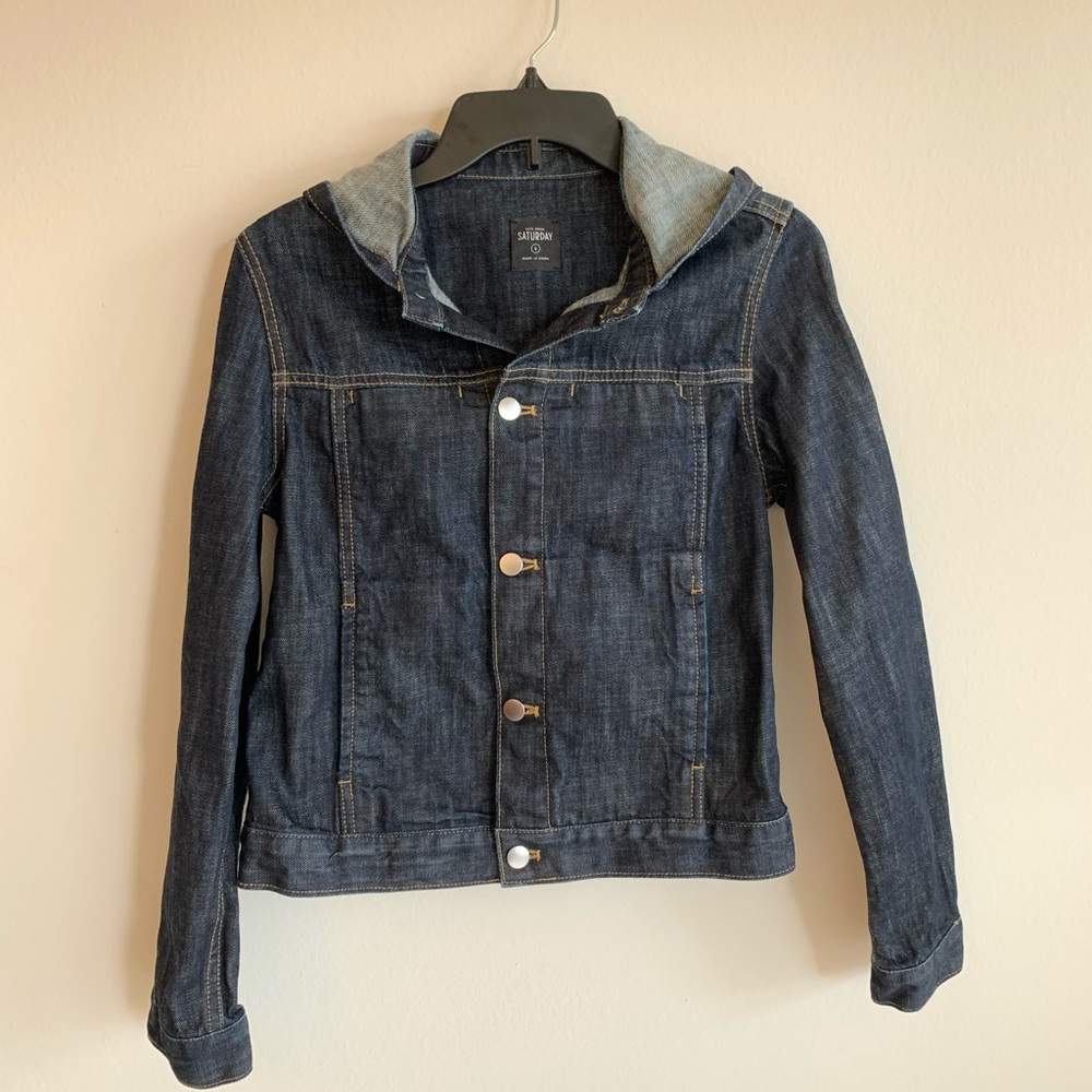 Kate Spade Saturday dark denim jacket